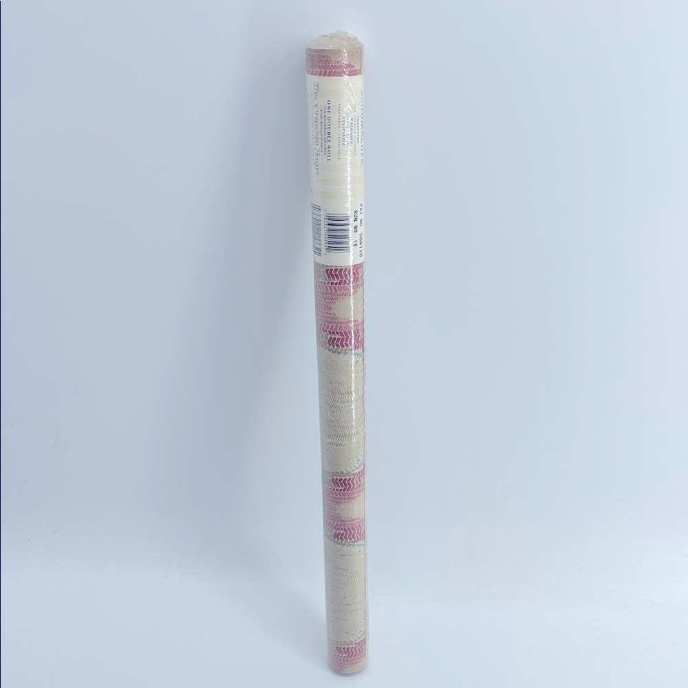 Vintage Schumacher mosaic colorful washable double roll wallpaper pat no. 508110